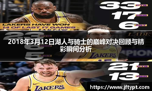 2018年3月12日湖人与骑士的巅峰对决回顾与精彩瞬间分析